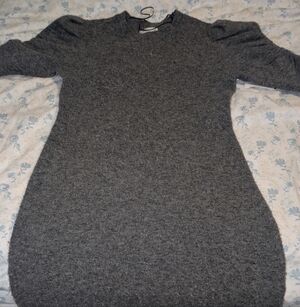Elegant Gray Women's Dress